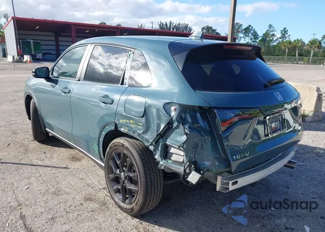 2025 Honda Hr-V 2Wd Sport from USA, damaged, VIN 3CZRZ1H54SM703002